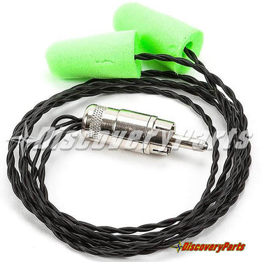 Racing Radio Foam Earbuds European RCA Male Plug